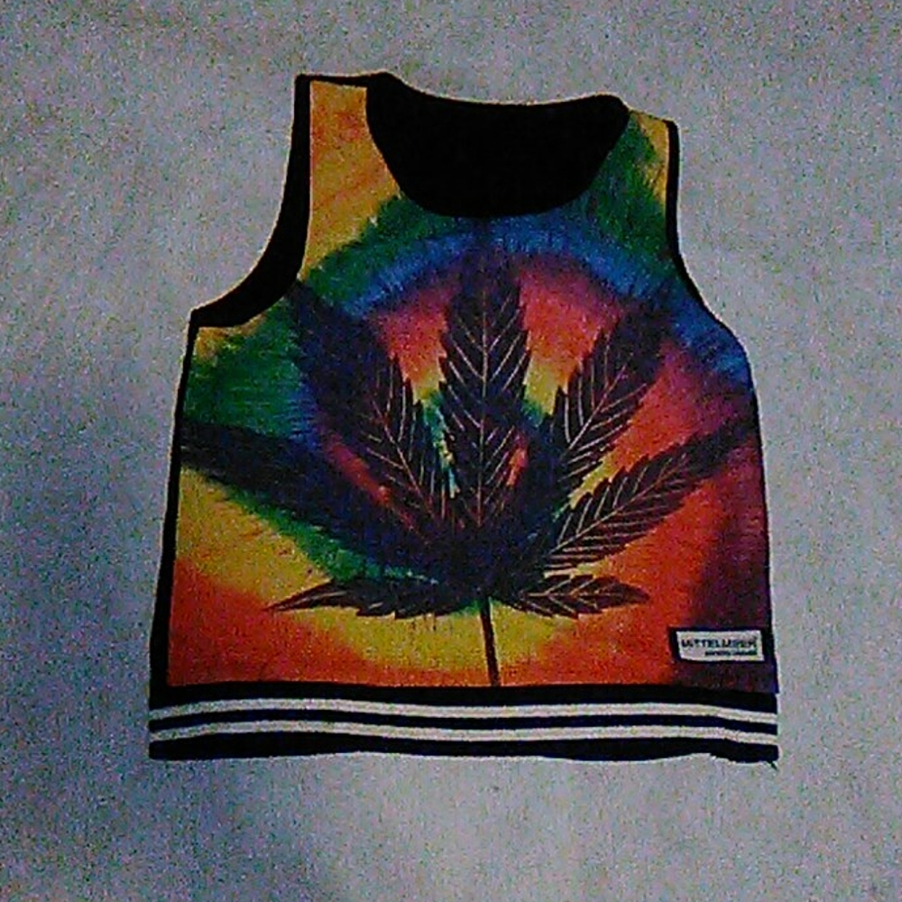 Tie Dye Weed Tank S/M